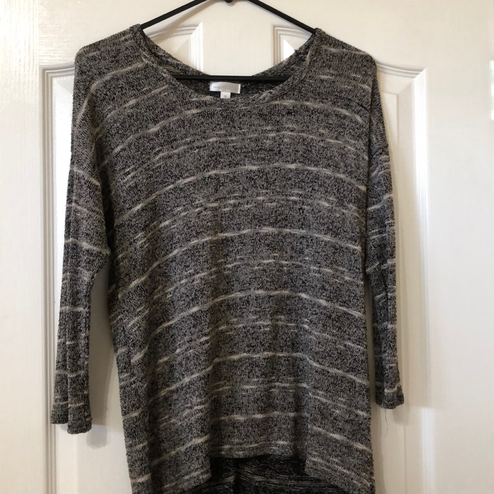 Long sleeve striped dress shirt